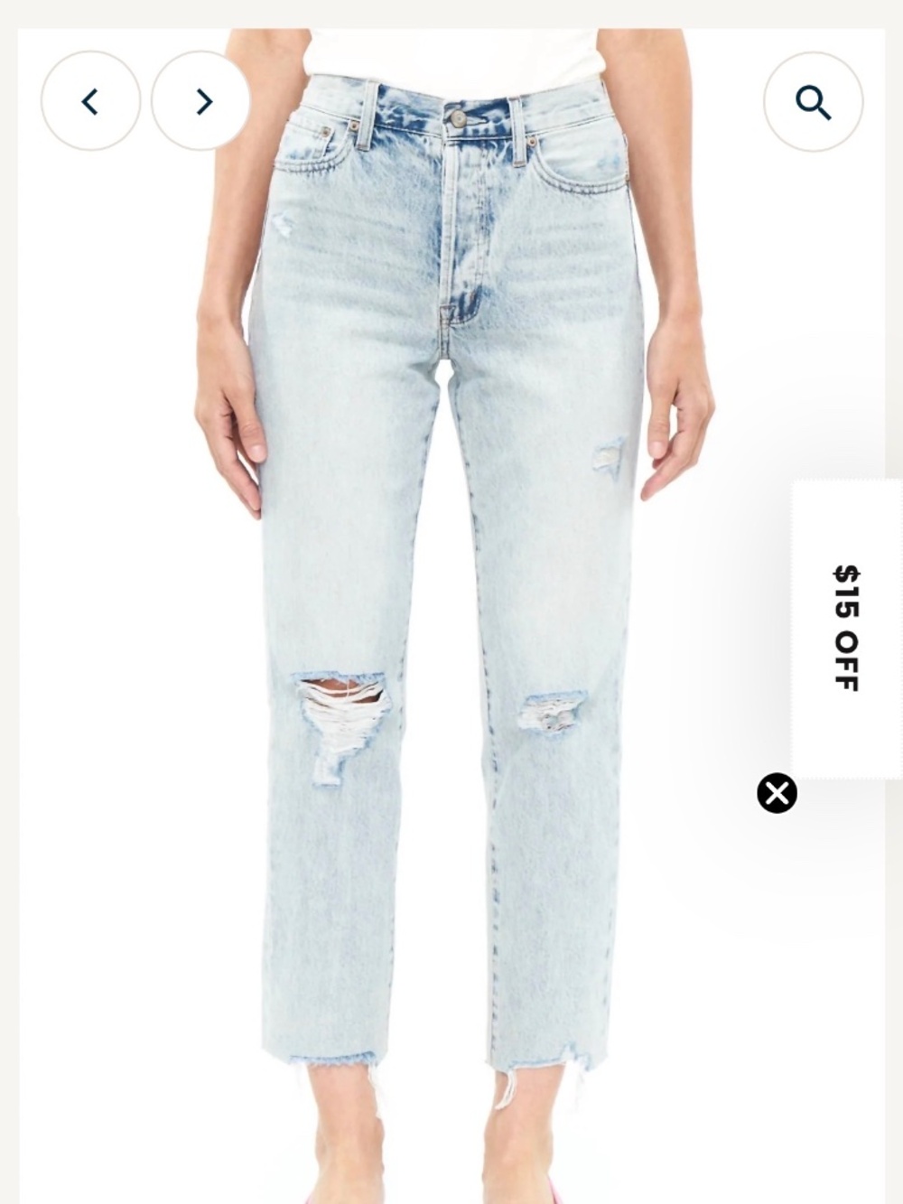 Charlie High Rise Straight Jeans by PISTOLA